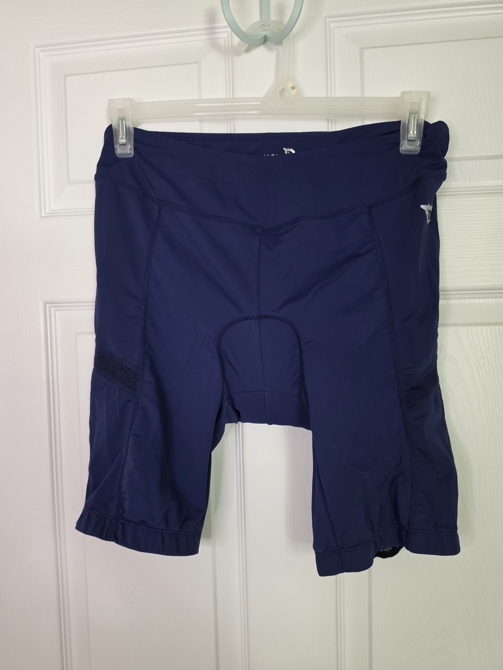 Baleaf Padded Navy Performance Cycling Shorts with Reflective Logo